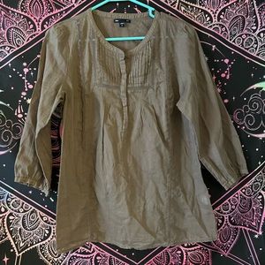 Women’s Brown Fairy Grunge Aesthetic Top